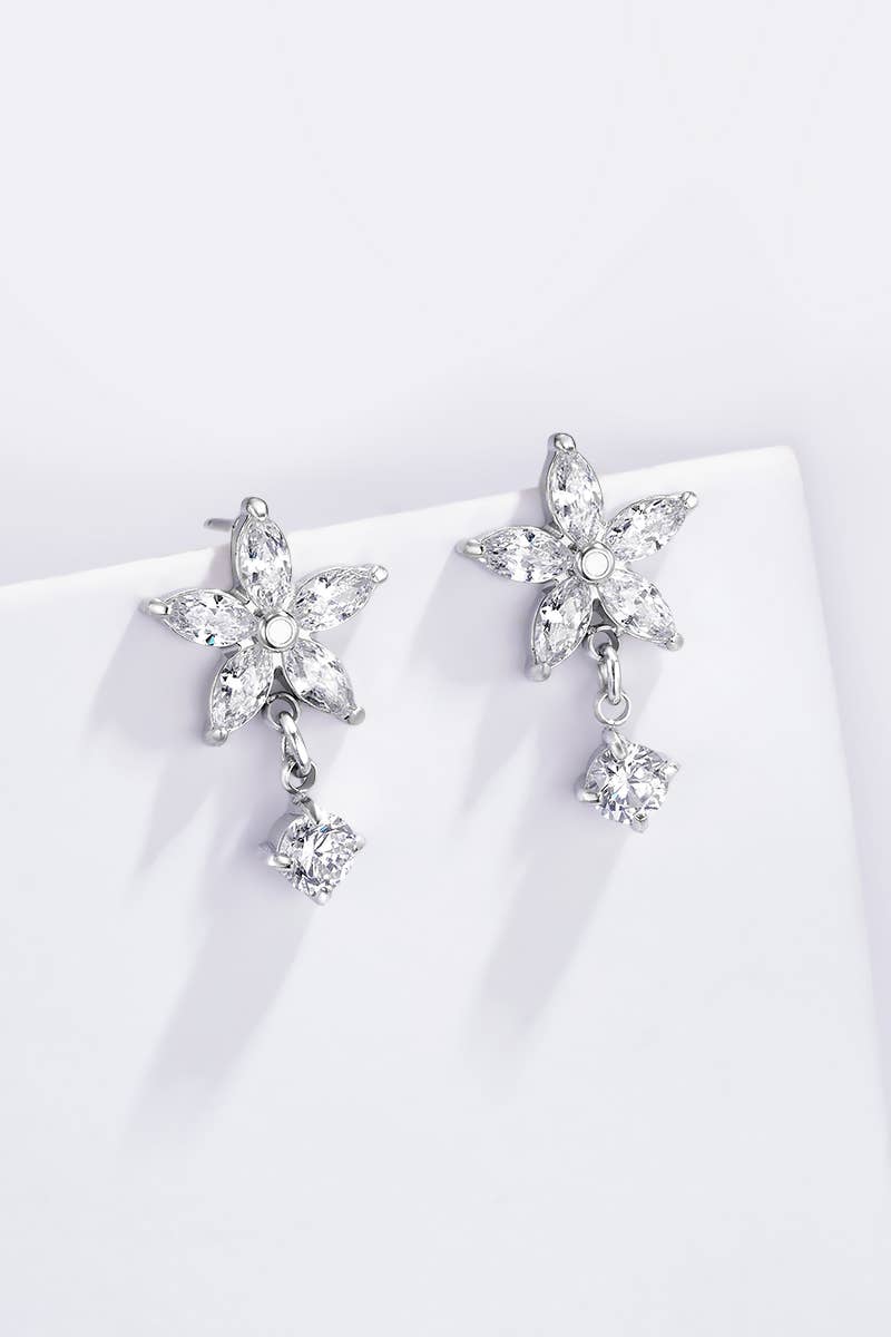 Stainless steel earrings 124AQ552