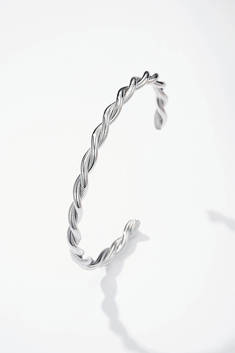 Stainless steel bangle 324AQ192