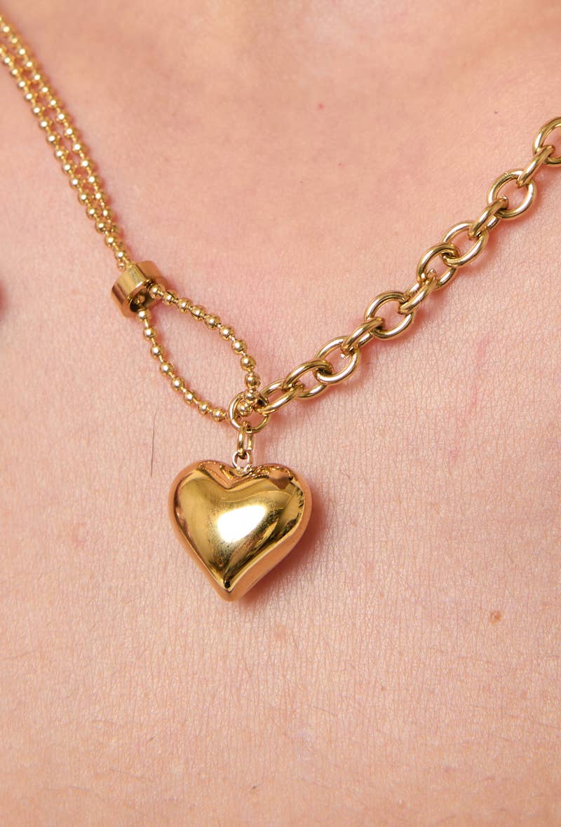 224AQ49 stainless steel necklace