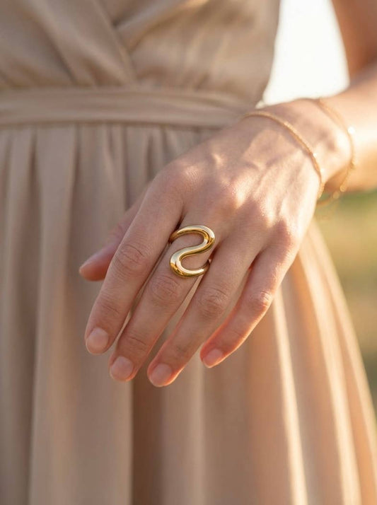 Stainless steel ring 424AQ269