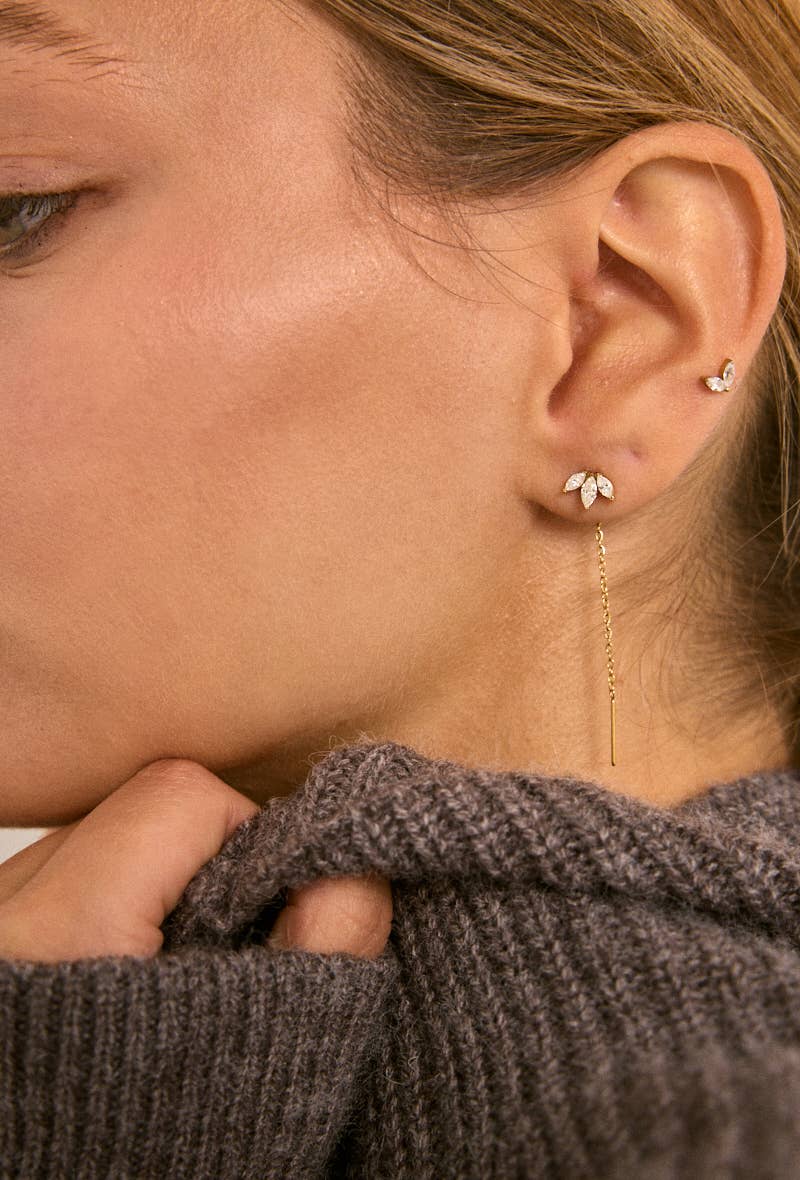 Stainless steel earrings 124RX207