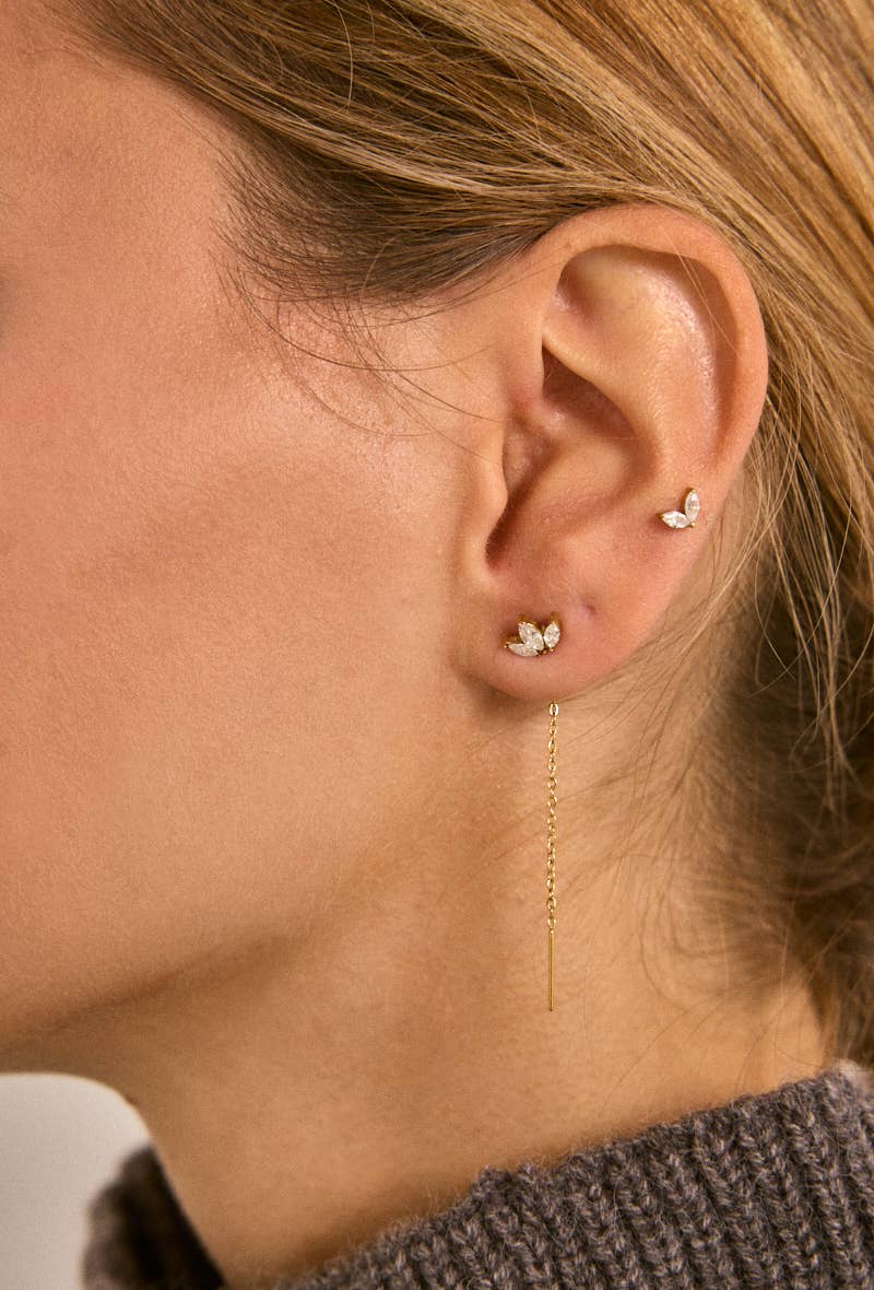 Stainless steel earrings 124RX207