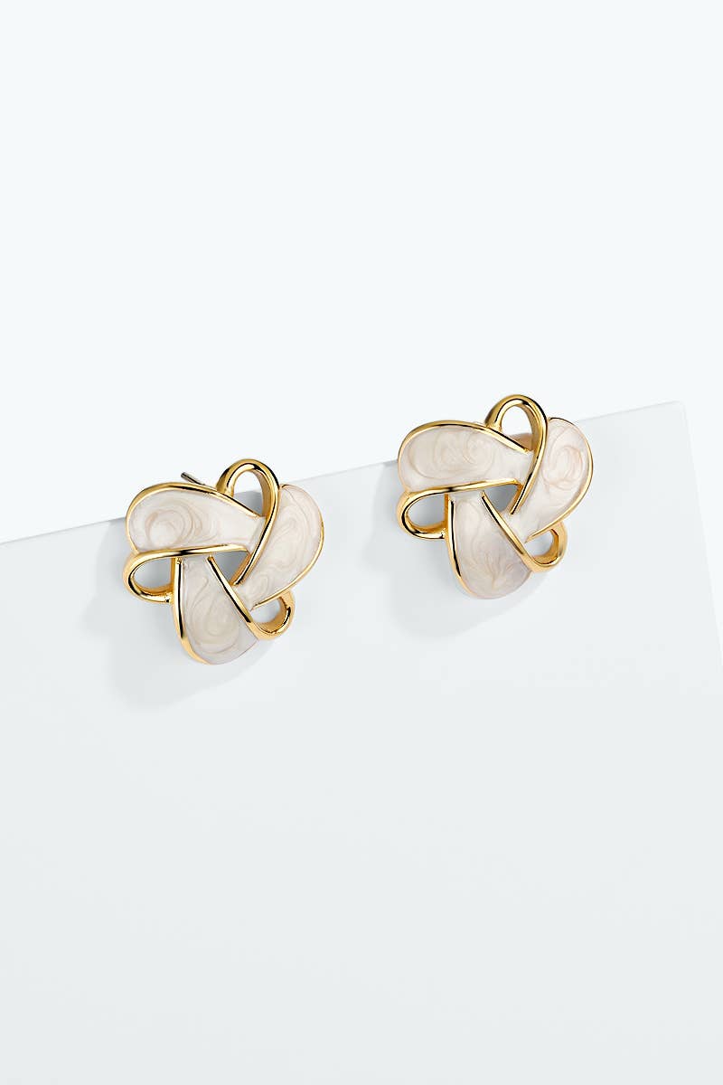 Stainless steel earrings 124AQ624